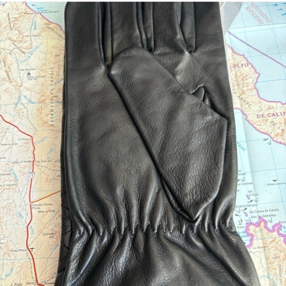 COPY - Driver Gloves - Genuine Cowhide Leather Gloves Touch Screen Gloves Winte… - Picture 3 of 4